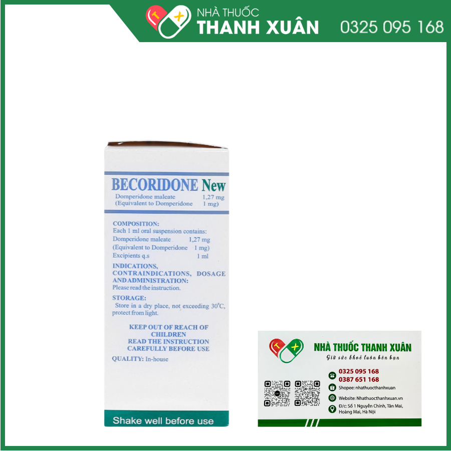 Becoridone New điều trị triệu chứng nôn và buồn nôn